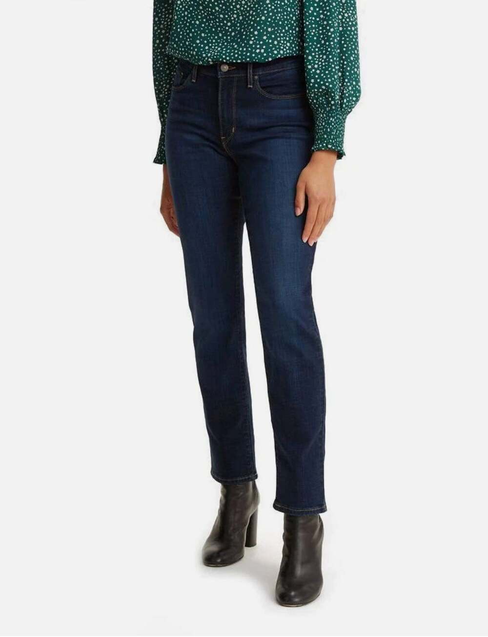 LEVI'S NWT Classic Straight Denim Jean in Dark Cobalt Haze // 31 x 30